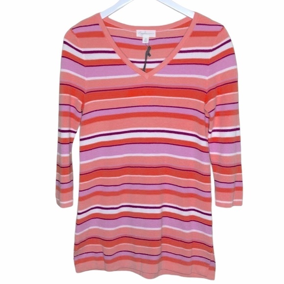NWT Stitch Fix Magnolia Grace stripe thermal top - Picture 1 of 6
